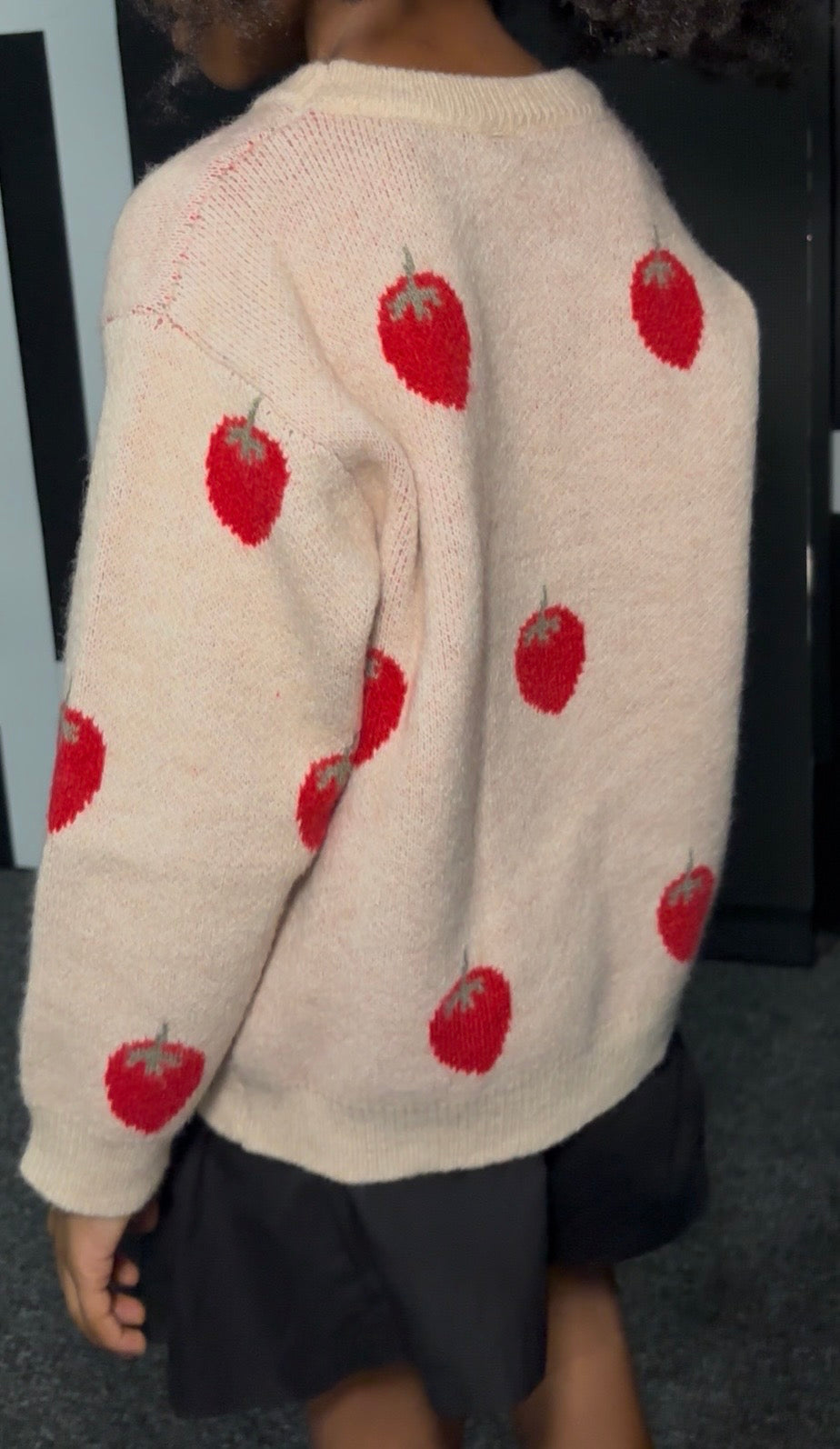 Strawberry Knit Sweater